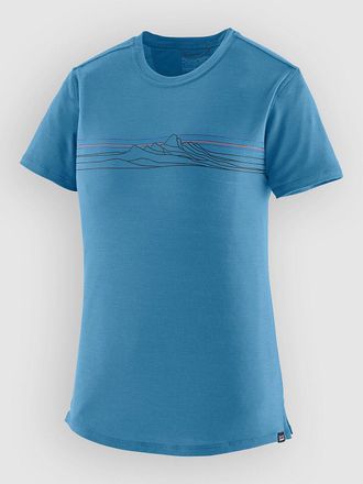 Patagonia Cap Cool Merino Blend Graphic Lycra blau