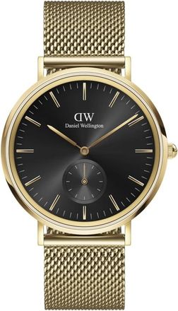 Daniel Wellington Gouden Multi-Eye Dameshorloge - Dames - Horloges - Geel - ONE Size - Accessoires
