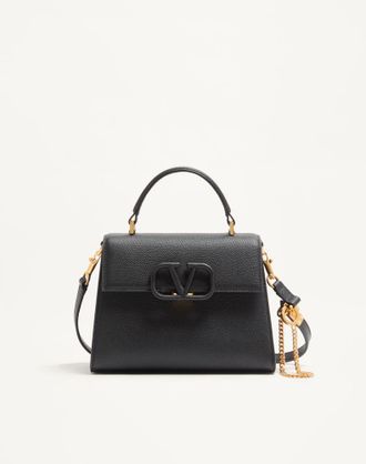 Valentino Garavani Valentino Garavani Vsling Small Handbag In Grainy Calfskin Wo