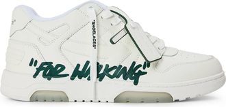 Off-white Mens Off White Out Of Office Classic Trainers, Trademark Branding in White/Green - Size UK 12