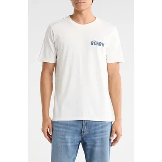 Roark Cloud 9 Cotton Graphic T-Shirt in Off White at Nordstrom, Size Xx-Large