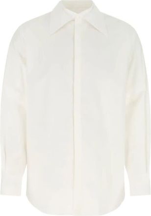 Valentino Garavani Oversized Pointed-Collar Button-Front Shirt
