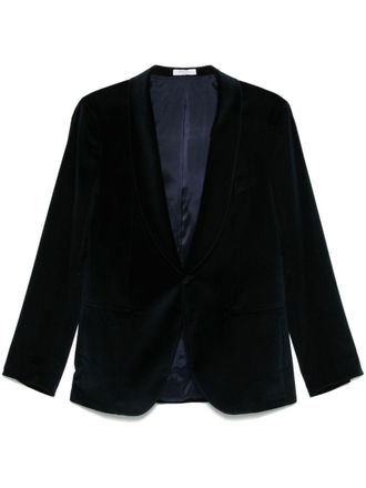 Boglioli velvet blazer - Blue