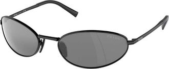 Prada PR A59S 1AB60G Womens Sunglasses Black Size 59
