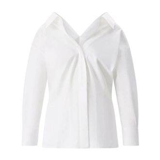 Givenchy Cotton-poplin Shirt - female - Givenchy - Shirts - White - S - Blouses & Shirts
