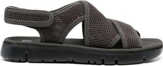 Camper Oruga mesh sandals - women - TENCEL Lyocell (LENZING)/Recycled Polyester/Recycled Polyester/Polyethylene vinyl acetate (PEVA) - 39 - Grey