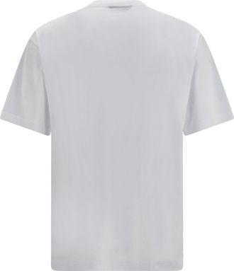Gucci Mens Printed Cotton Jersey T-Shirt White-Mc T-Shirts White/mc And Polos