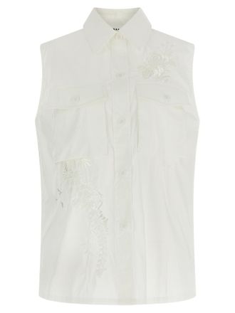 P.A.R.O.S.H. White Polyamide Womens Blouse