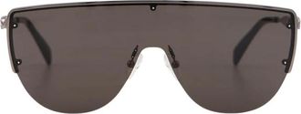 Alexander McQueen Zwarte Pilot Zonnebril met schedel - Heren - Zonnebrillen - Zwart - ONE Size - Accessoires