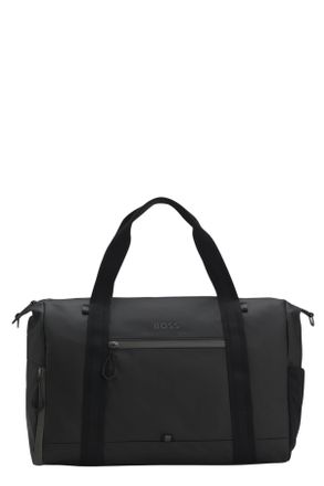 BOSS Black Stenson SM Holdall Double-Handle Polyester Duffel Bag