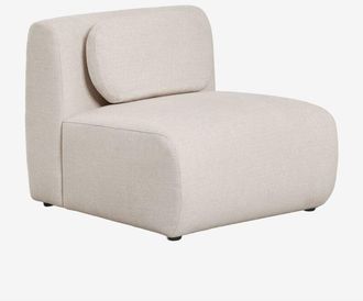 Sklum M&oacute;dulo Central Para Sof&aacute; Modular En Chenilla Coquette Sklum