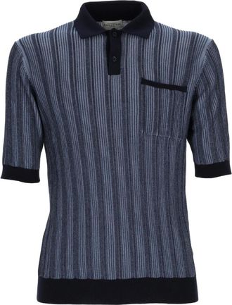 Ballantyne Tops, Heren, Blauw, 2Xl, Polo Manica Corta