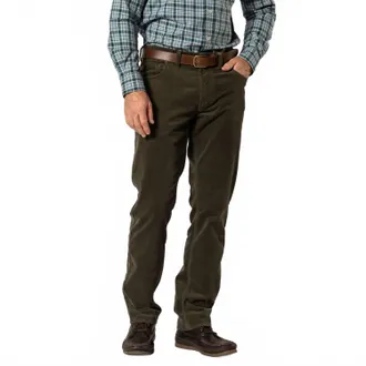 Duck Head Holston Corduroy Five-Pocket Pant In Olive