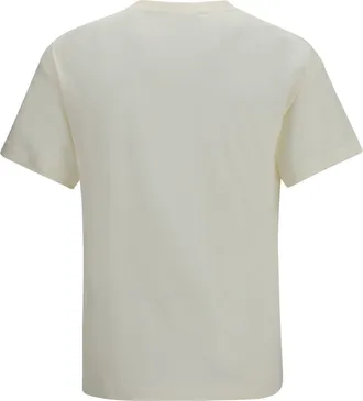 Palm Angels Logo-Print Cotton T-Shirt - White