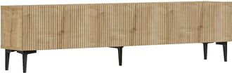 Hanah Home Porta Tv In Legno oscar - 180 X 31 X 45 Cm - Marrone Chiaro