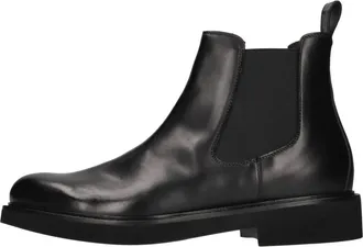 Rossano Bisconti Beatles Enkellaarsjes - Heren - Schoenen - Zwart - Maat: 45 EU Leer