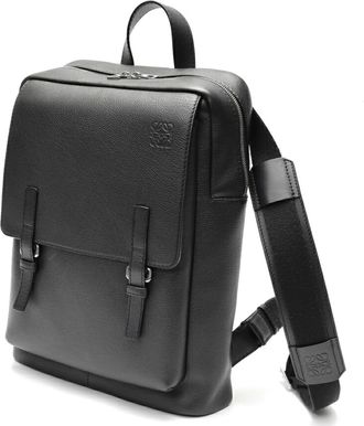 Loewe Black Leather Backpack (Pre-Owned)