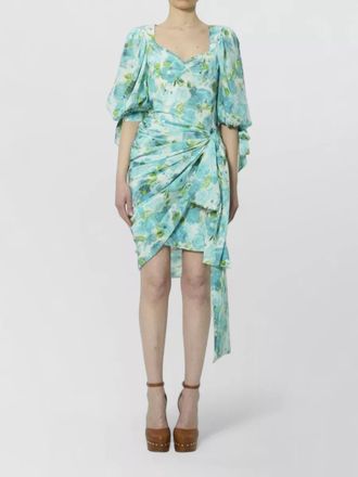 Chlo&eacute; silk midi dress floral print