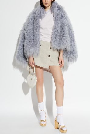 Vivienne Westwood Top With An Asymmetric Cut, Womens, Purple