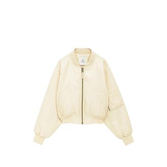 Anine Bing Leon Cropped Bomber Jacket