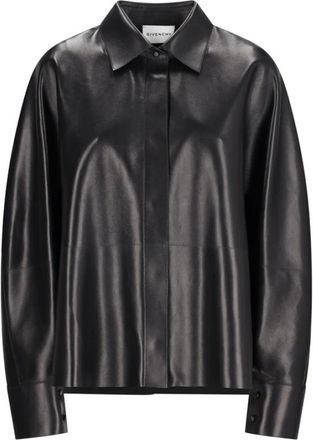 Givenchy Cocoon Shirt - Dames - Overhemden - Zwart - S - Katoen - Overhemden