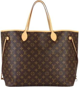 Louis Vuitton Pre-owned Tote Bags, female, Brown, Size: ONE SIZE Pre-owned Vintage Monogram Tote Bag