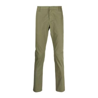 Dondup Chinos, male, Green, Size: W36 Gaubert Chino Trousers