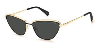 Polaroid PLD 4102/S Polarized 2M2/M9 Womens Sunglasses Gold Size 56