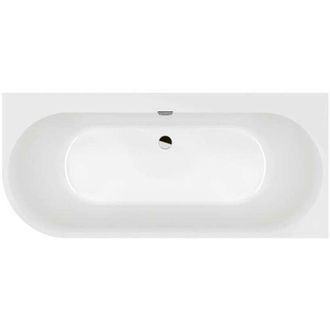 Villeroy & Boch Ba&ntilde;era Mural Semi Exenta Angular Villeroy & Boch Oberon 2.1 Blanco Brillante Versi&oacute;n Derecha