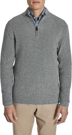 Jack Victor Daulac Quarter Zip Pullover in Charcoal at Nordstrom Rack, Size Xxx-Large
