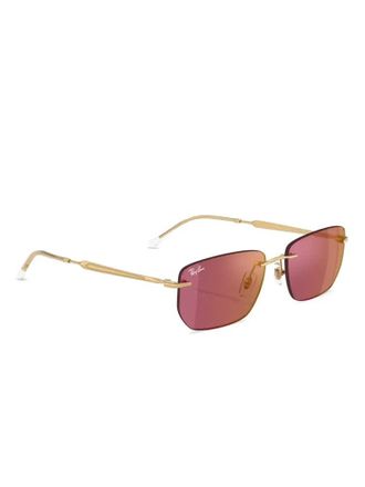 Ray-Ban RB3768001D0 Rimless Sunglasses - Gold
