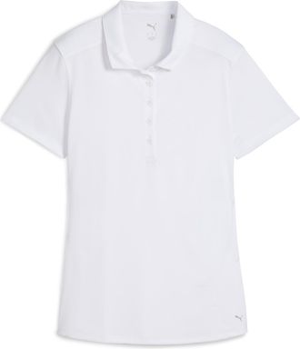 Puma Polo a maniche corte Pure 2.0 da donna, Abbigliamento, Bianco, XXL