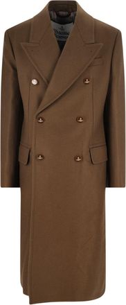 Vivienne Westwood Double-breasted Wool And Cashmere Coat