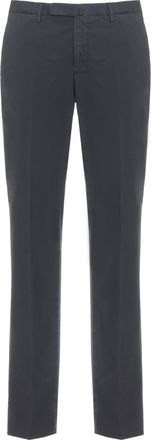 Incotex Blue Royal Batavia Cotton Formal Pants