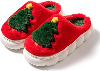 Generic Womens Comfy Slippers, Non-Slip Warm Memory Foam Footbed, Fluffy Fuzzy Soft Winter Shoes for Outdoor Indoor