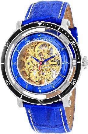 Christian Van Sant Mens Dome Gold Round 45mm