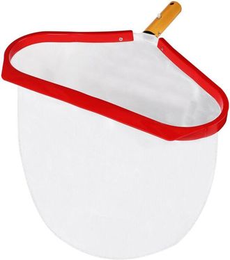 OEM Red Desnatadora Para Piscina, Malla Fina Y Profunda, Marco De Aluminio Rojo, Resistente, Para Hojas, Residuos Y Polen. Herramienta De Limpieza De Alto