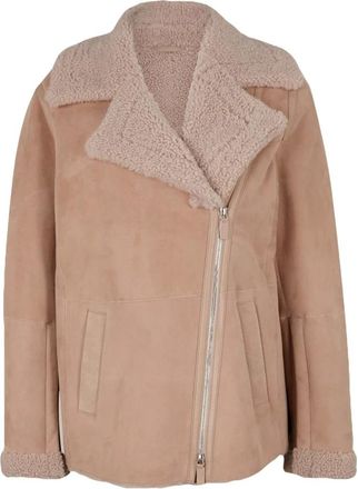 Windsor Faux bont shearling jassen - Dames - Jassen - Beige - M - Jassen