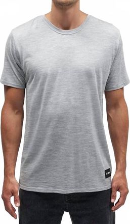 Le Bent Mens Ultralight Short Sleeve Tee In Heather Grey