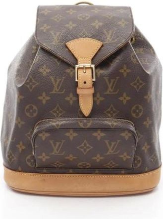 Louis Vuitton Pre-owned Backpacks, female, Brown, Size: ONE SIZE Pre-owned Canvas louis-vuitton-bags