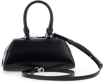 Givenchy Womens Handbag Antigona East West Mini Black Leather Calfskin Handbags Hand Bags