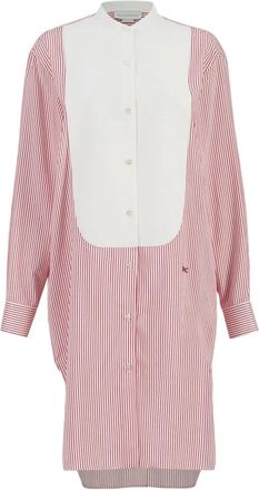 Stella McCartney Chemisier a righe - Rosa