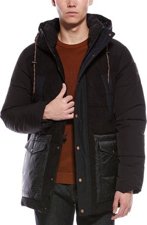 Scotch & Soda Arza Mixed Media Quilted Parka