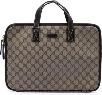 Gucci Pre-owned Gucci GG Supreme Laptop Bag Unisex IMI0VY9MLKSZYCR2