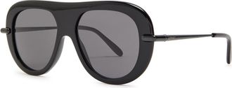 Loewe Aviator-style Sunglasses - Black - One Size