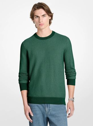Michael Kors Textured Cotton Sweater
