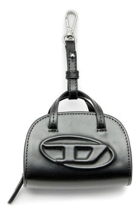 Diesel Mini 1DR Dome Leather Bag Charm in Black at Nordstrom