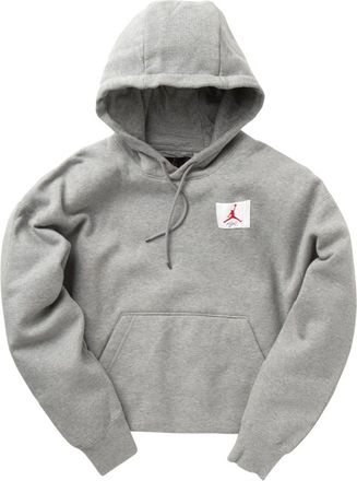 Nike Jordan (WMNS) Air Jordan Fleece Pullover Hoodie Casual Sports Grey CV7737-063
