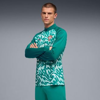 Puma Mens Puma Green Portugal National Team Pre-Match Quarter-Zip Top at Nordstrom, Size Xx-Large