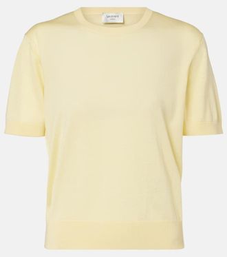 Saint Laurent Wool, cashmere, and silk sweater